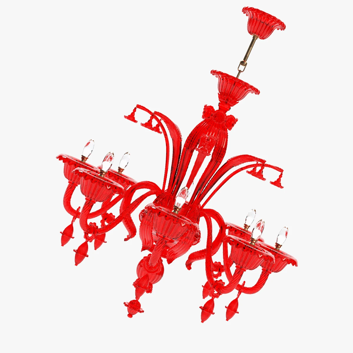 Verdi 8 Branches Chandelier 3D Model_07